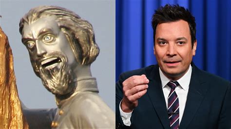 jimmy fallon statue photos|tonight show getty images.